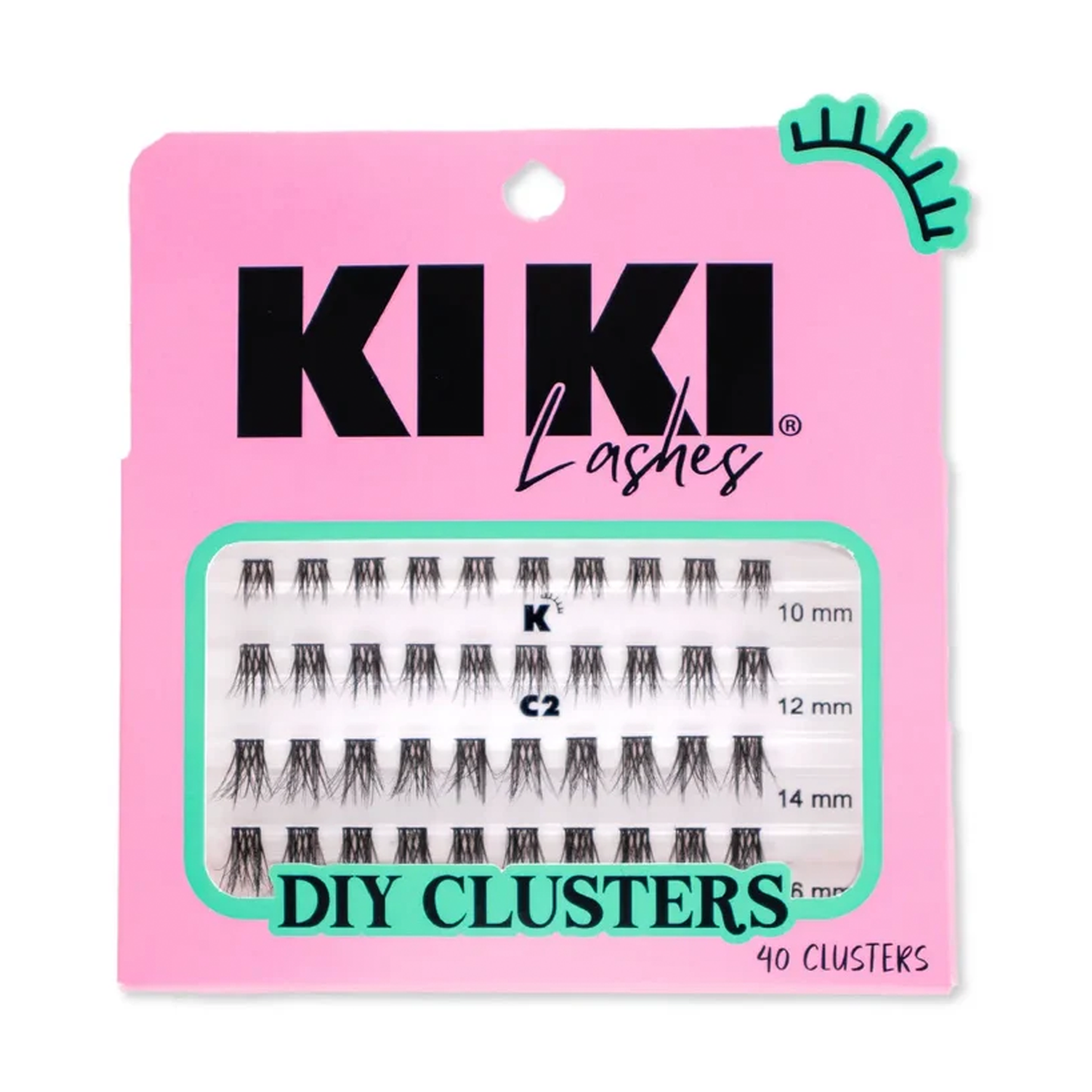Pestañas en Grupos Kiki Lashes DIY Clusters (#C1 a #C9)