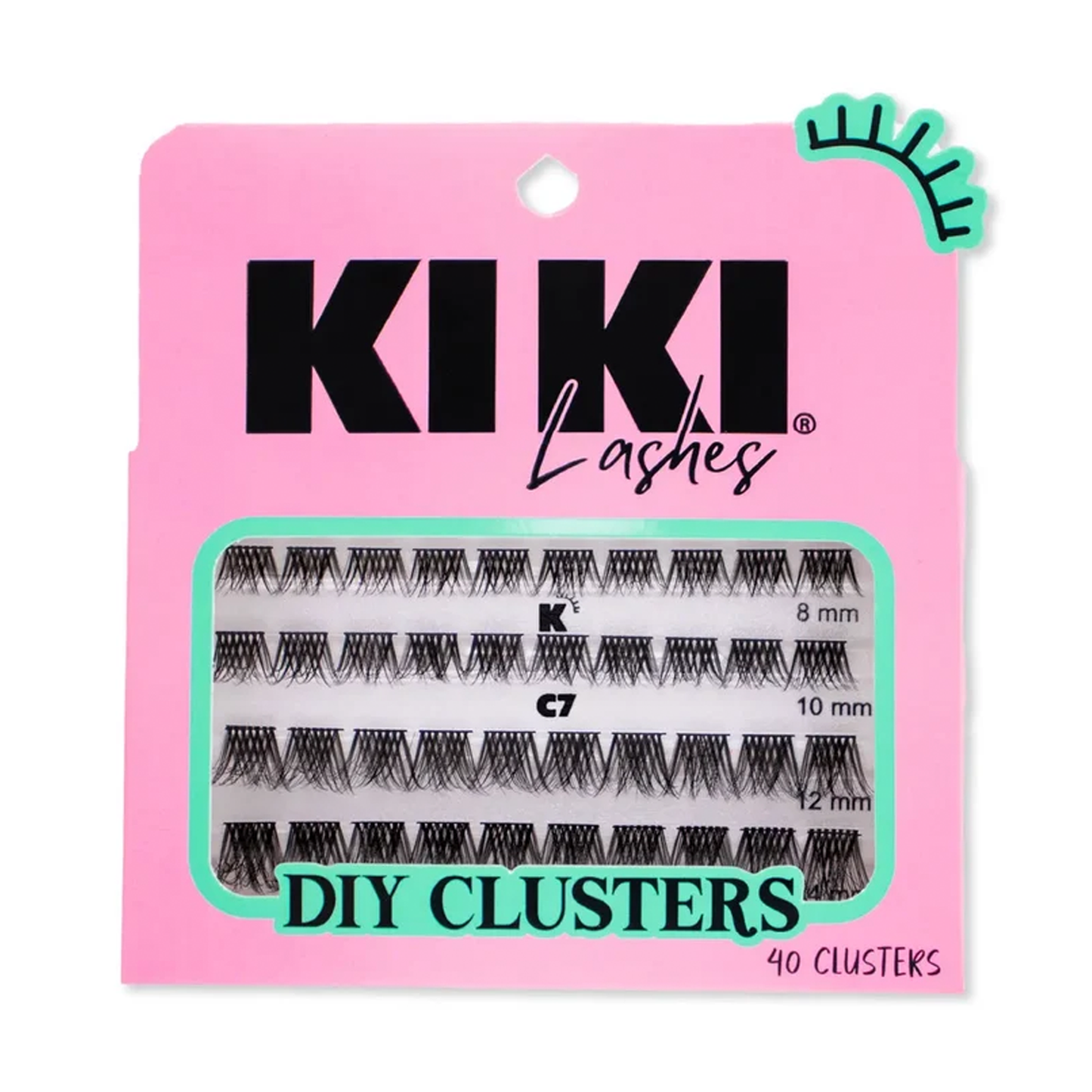 Pestañas en Grupos Kiki Lashes DIY Clusters (#C1 a #C9)