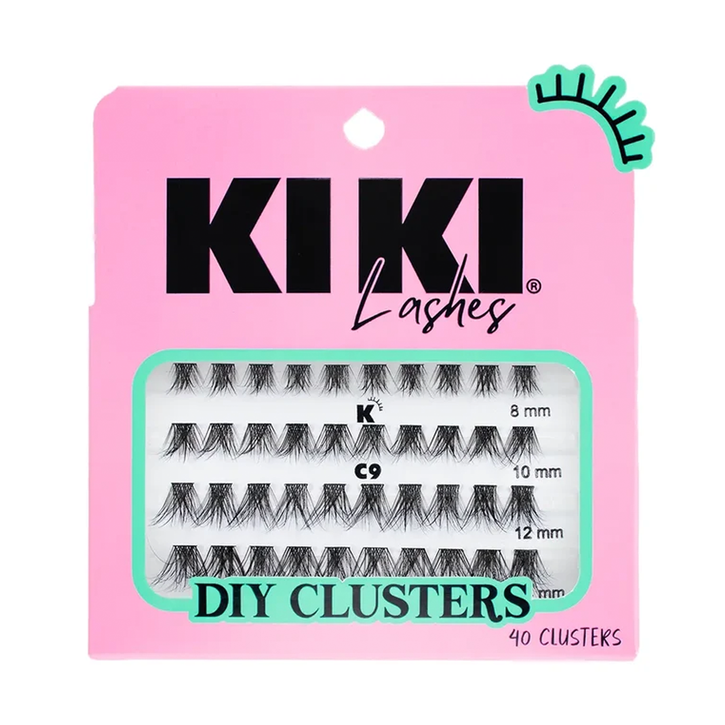 Pestañas en Grupos Kiki Lashes DIY Clusters (#C1 a #C9)