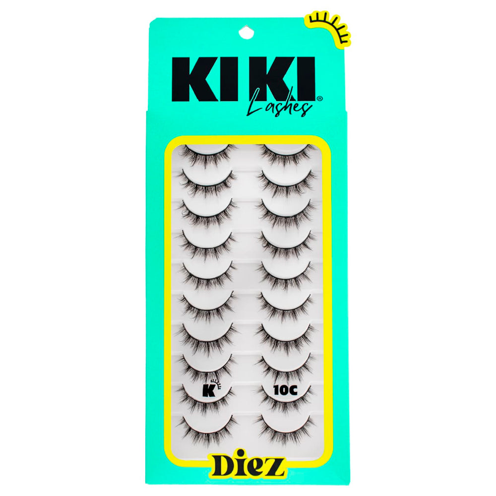 PESTAÑAS KIKI LASHES KIT C/10 PARES