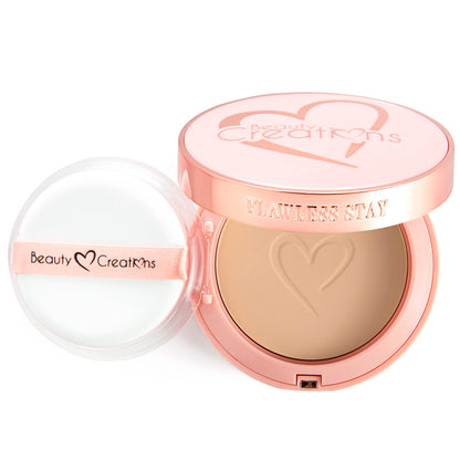 Base en Polvo Flawless Stay Beauty Creations | Cobertura Media a Alta
