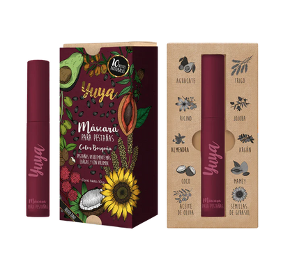 RIMEL YUYA 10 ACEITES - NEGRO, CAFÉ, BORGOÑA
