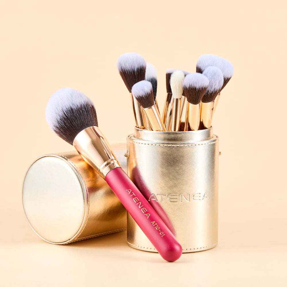 SET DE BROCHAS ATENEA SCARLET 9 PZAS