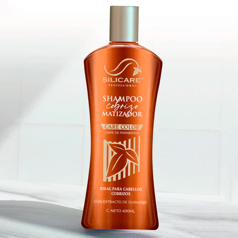 SHAMPOO SILICARE MATIZADOR COBRIZO 400 ML