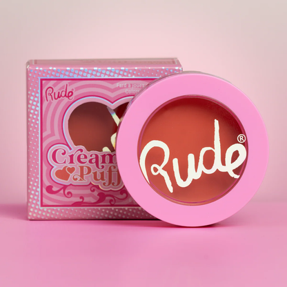 RUBOR CREAM PUFF NATURAL BLUSH - RUDE COSMETICS
