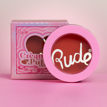 RUBOR CREAM PUFF NATURAL BLUSH - RUDE COSMETICS